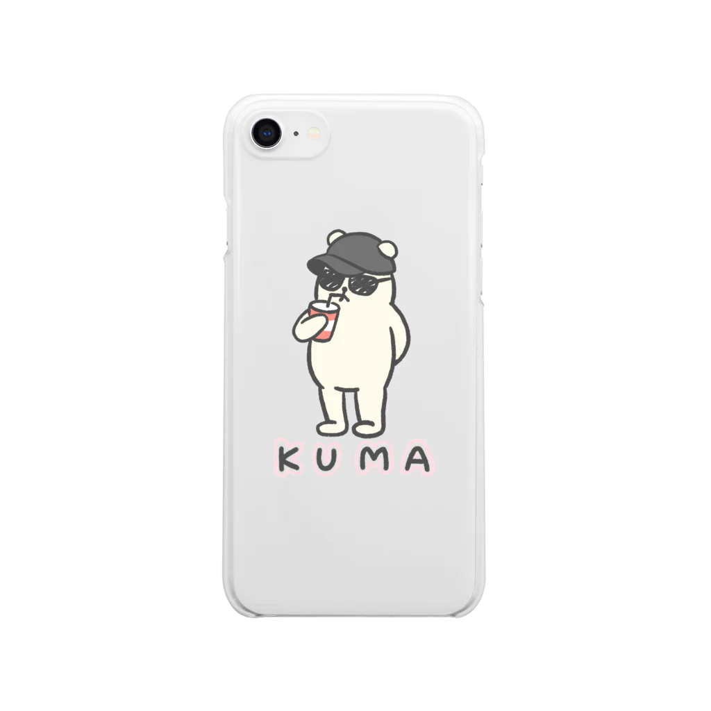 耀華-yoka-のKUMA🕶 Clear Smartphone Case