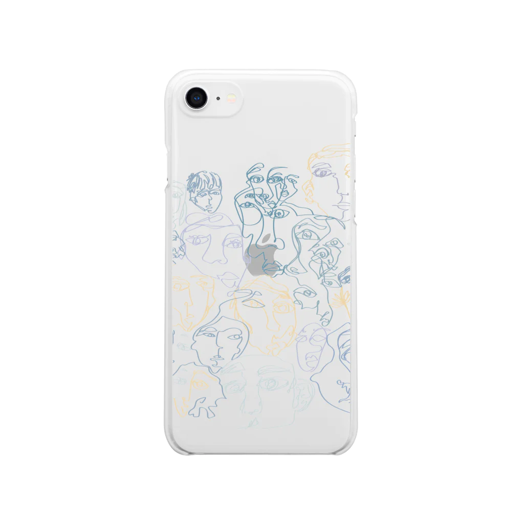 Grace Yu Yanoのall the faces I've met. Clear Smartphone Case