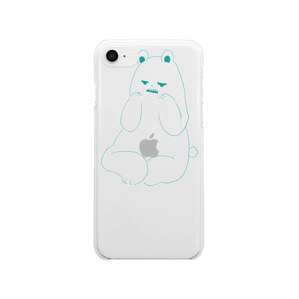 おやすみのmog Clear Smartphone Case