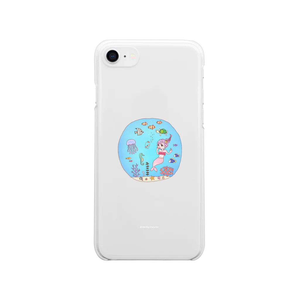 MiniBigcharacterのマーメイド　スマホケース Clear Smartphone Case