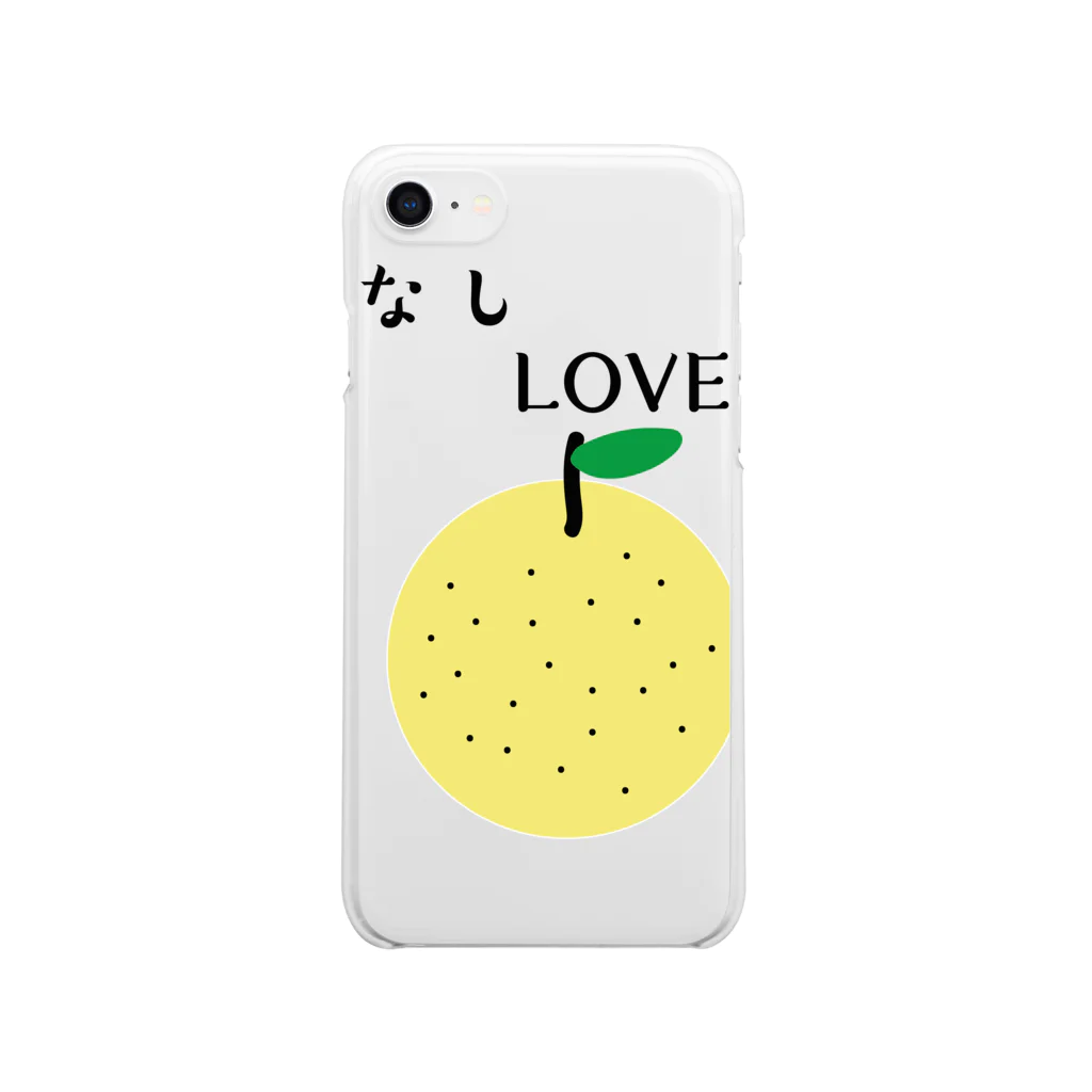 なしLOVEのなしLOVE Clear Smartphone Case