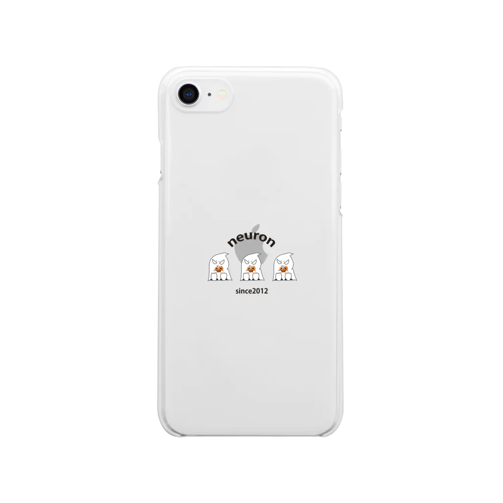 にゅうろんのハロウィンにあやかるあいつ〜３匹ver〜 Clear Smartphone Case