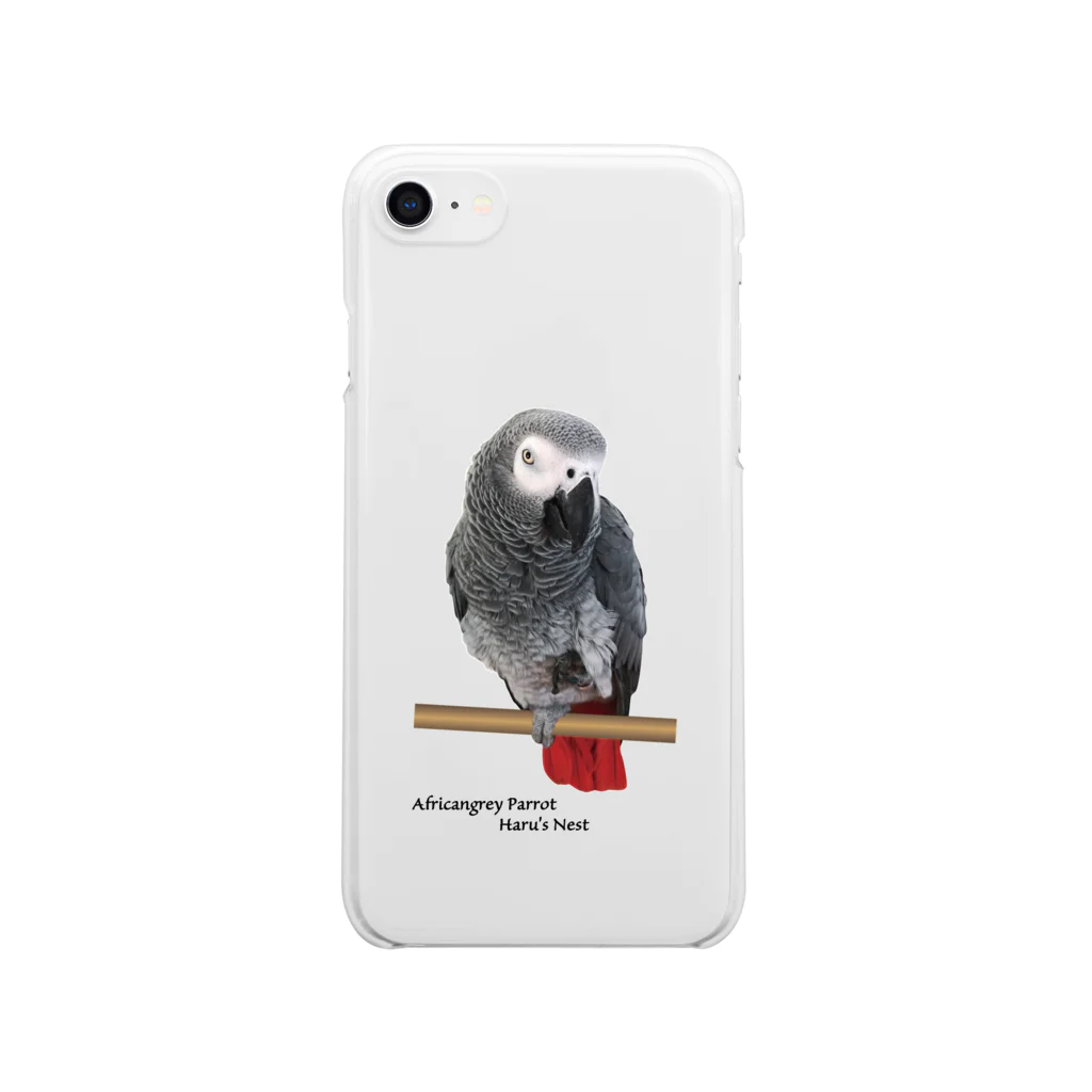 Haru's Nestのヨウム ver.02 Clear Smartphone Case