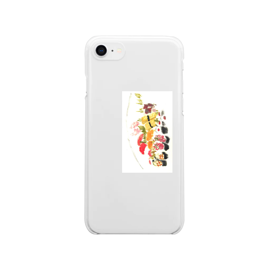 森 なぎさ NagisaMORIの寿司 Clear Smartphone Case