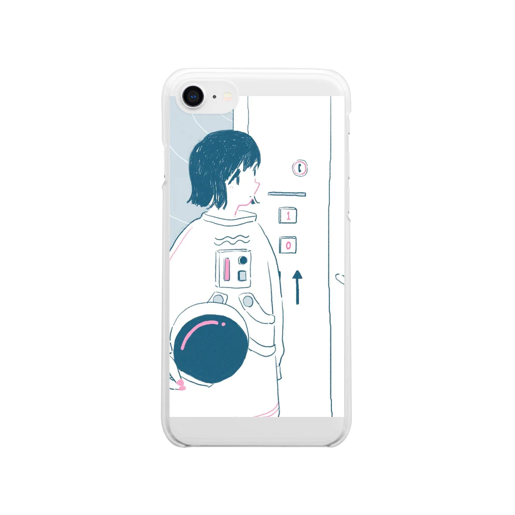 泳(ei)の宇宙 Clear Smartphone Case