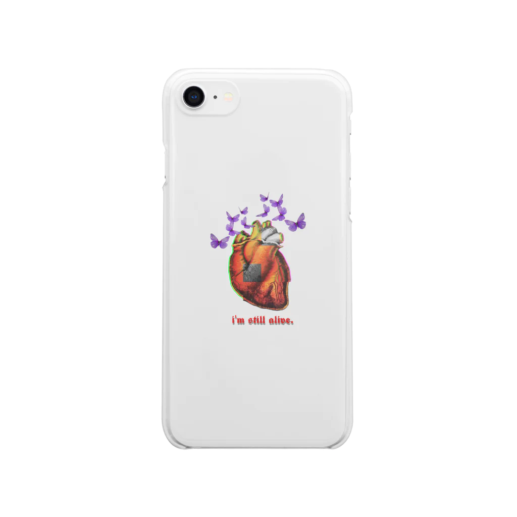 Original Baddie Club のI'm still alive. Clear Smartphone Case