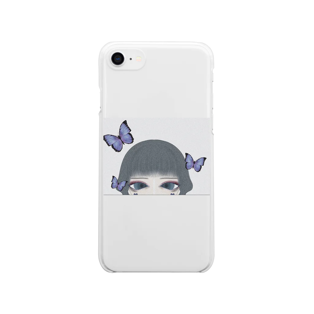 れいなのBlue Doll tithim. Clear Smartphone Case