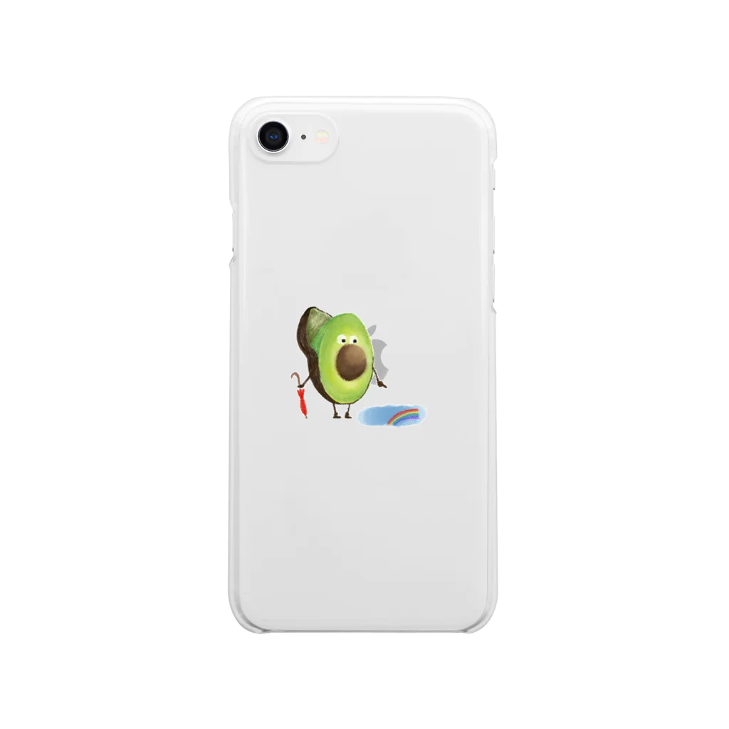 ᴀᴋɪ ¨̮のアボカドくん Clear Smartphone Case