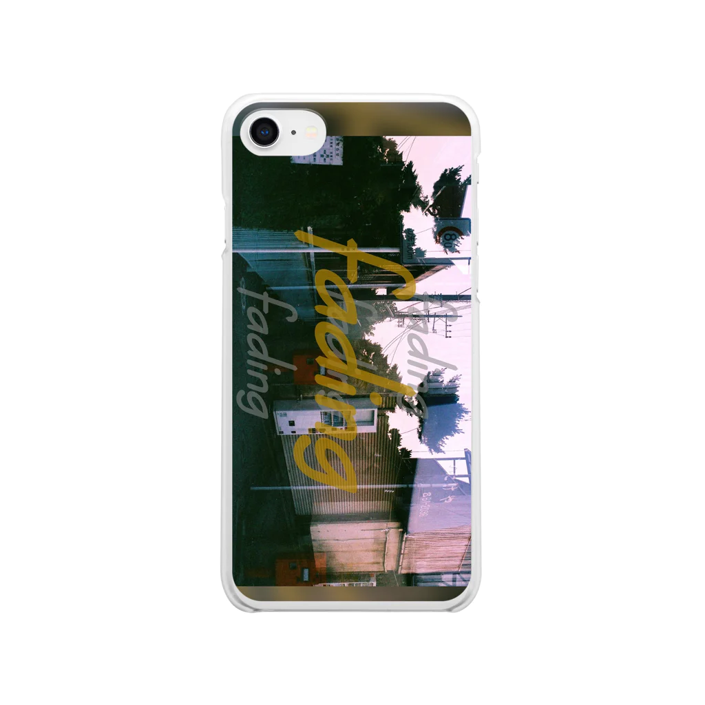 410kiki_shopのFading Clear Smartphone Case