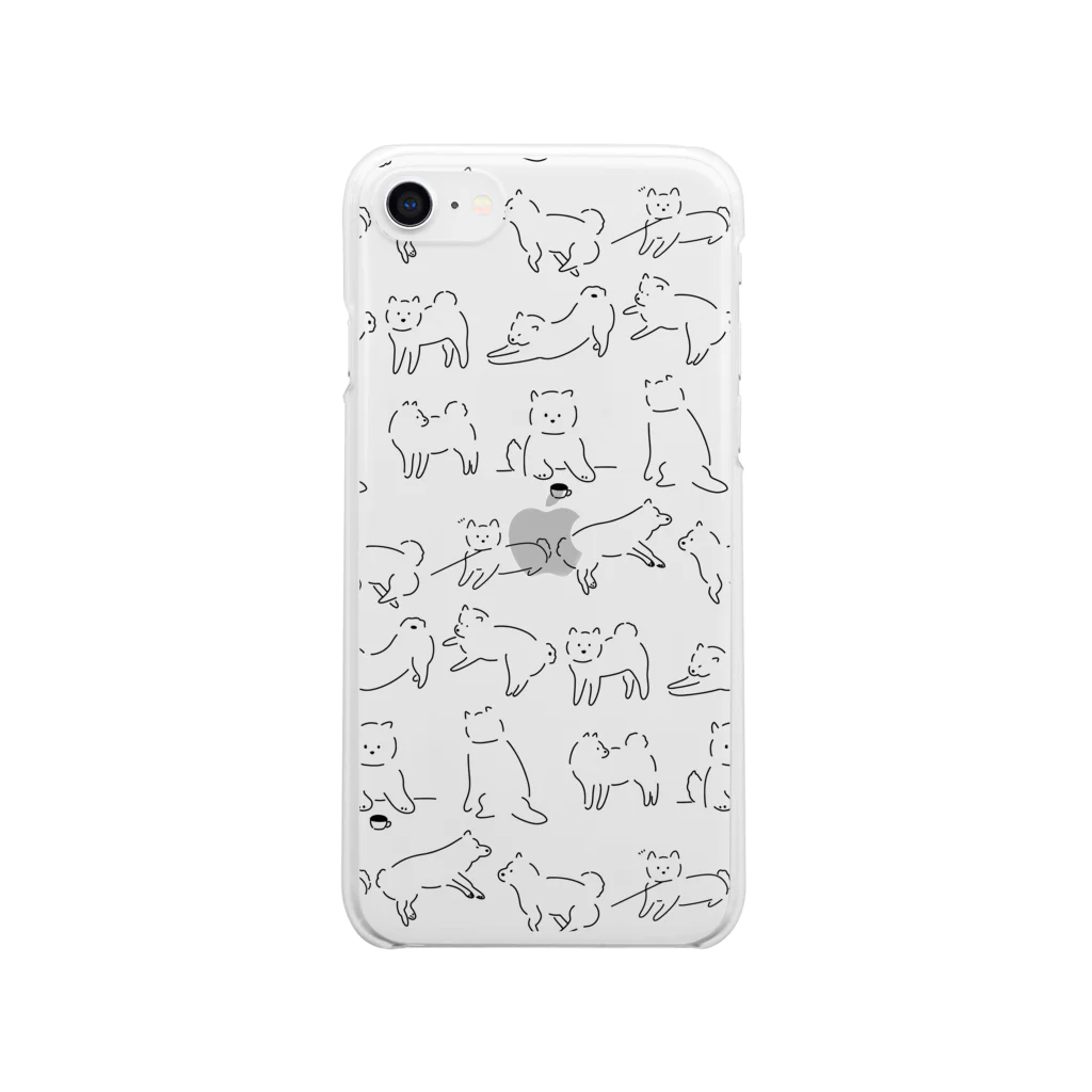 湖中そう / 柴犬クリエイターの「柴だらけ」 Clear Smartphone Case