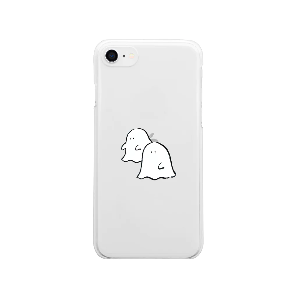 チーカマのただのオバケちゃん Clear Smartphone Case