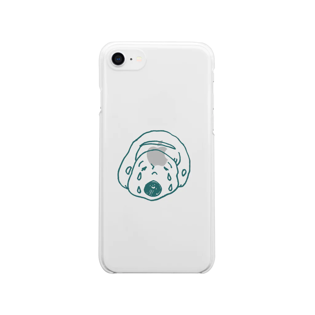 flatwoodsの等身大GIRL Clear Smartphone Case