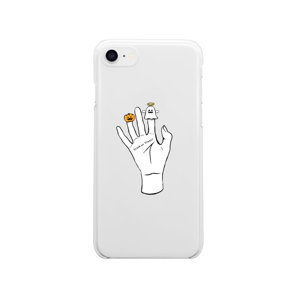 ないものねだりのFinger puppets Clear Smartphone Case