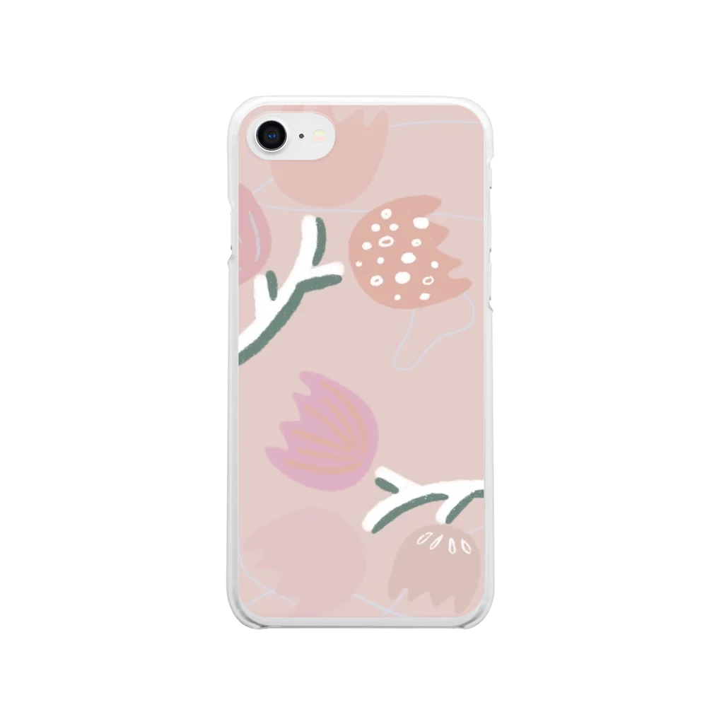 Authentic_japaneseの花 Clear Smartphone Case