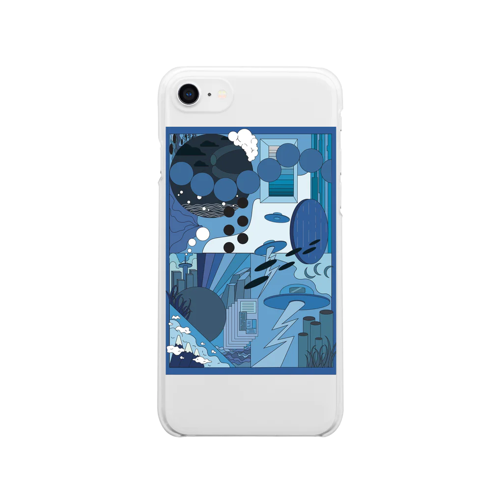 H0R!KOの宇宙戦争 Clear Smartphone Case