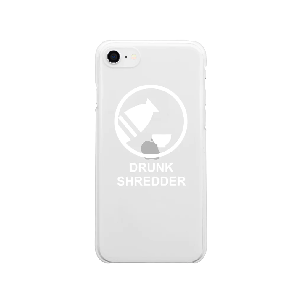 DRUNK SHREDDERのDRUNK SHREDDER Clear Smartphone Case