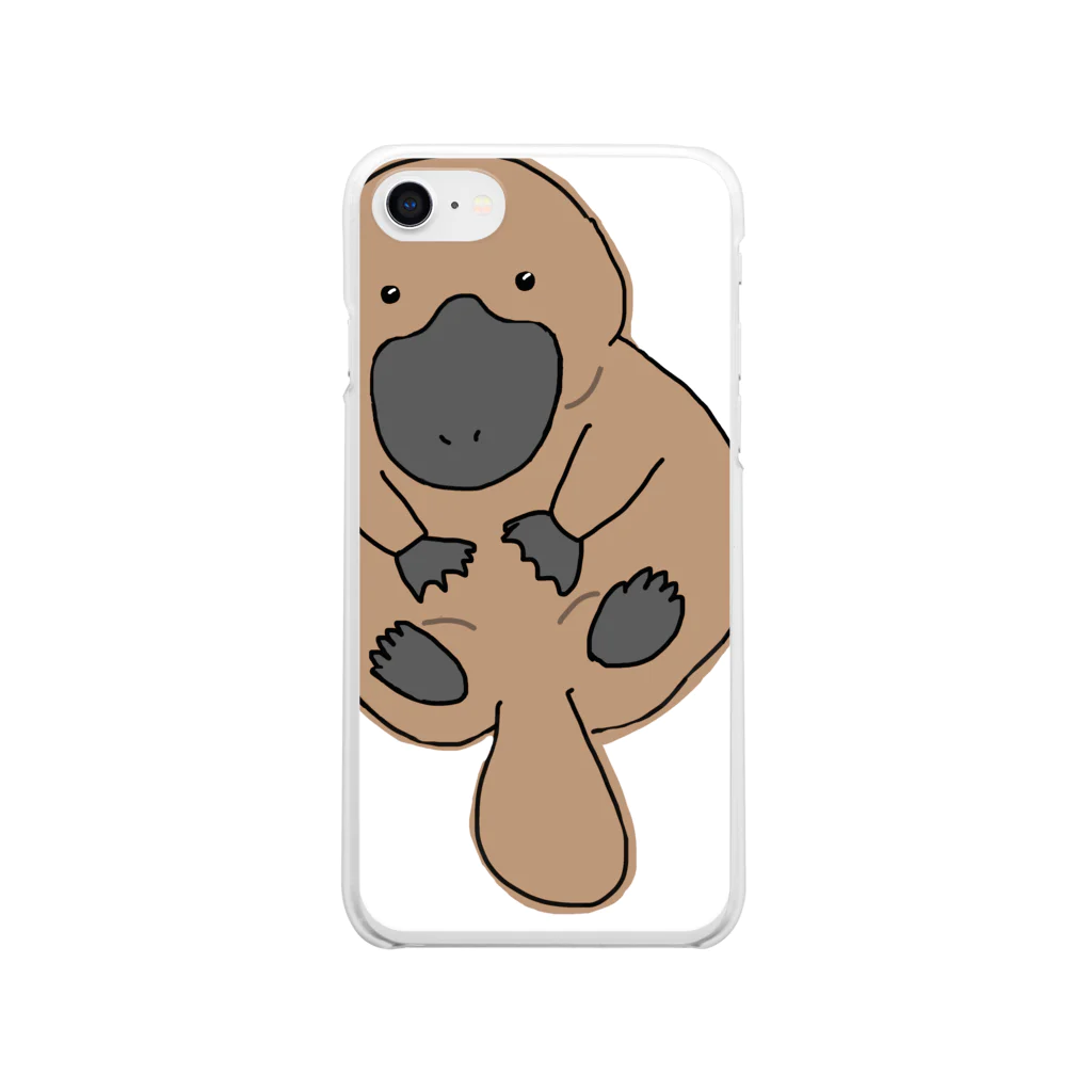 shiba.shopのかものはしビッグ Clear Smartphone Case