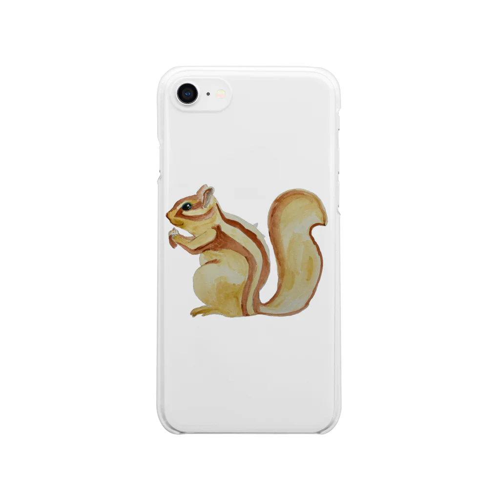 Coshi-Mild-Wildの❤️シマリスだわっ💕🐿 Clear Smartphone Case