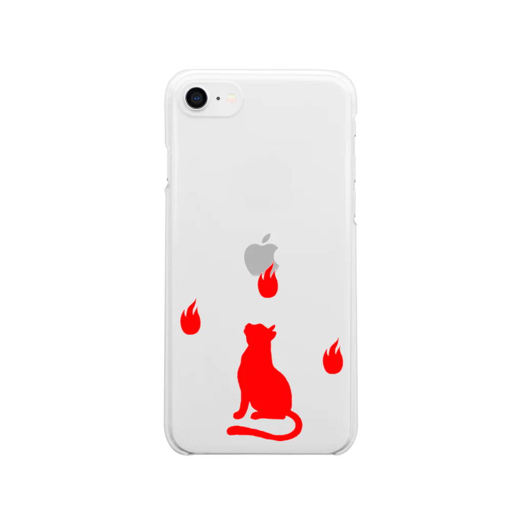 リオ@ゲーム実況者の火猫 Clear Smartphone Case