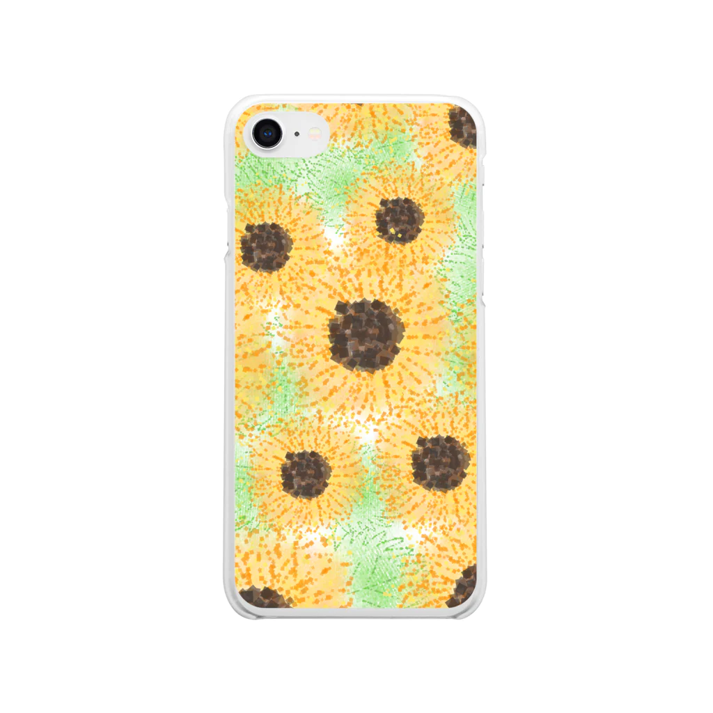 ため息のひらめきのSUN FLOWER(casual) Clear Smartphone Case