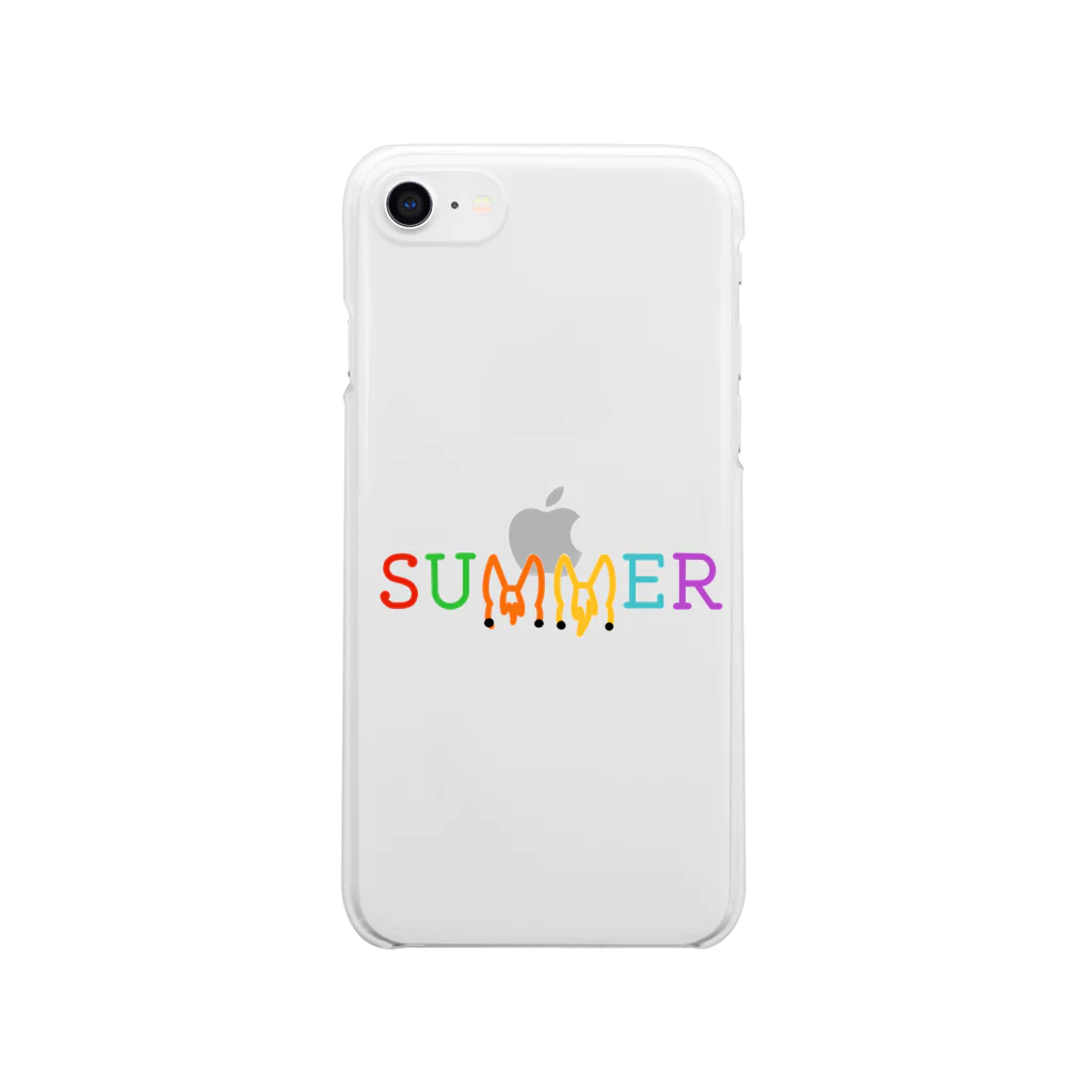 yuriekonoのSUMMER Clear Smartphone Case