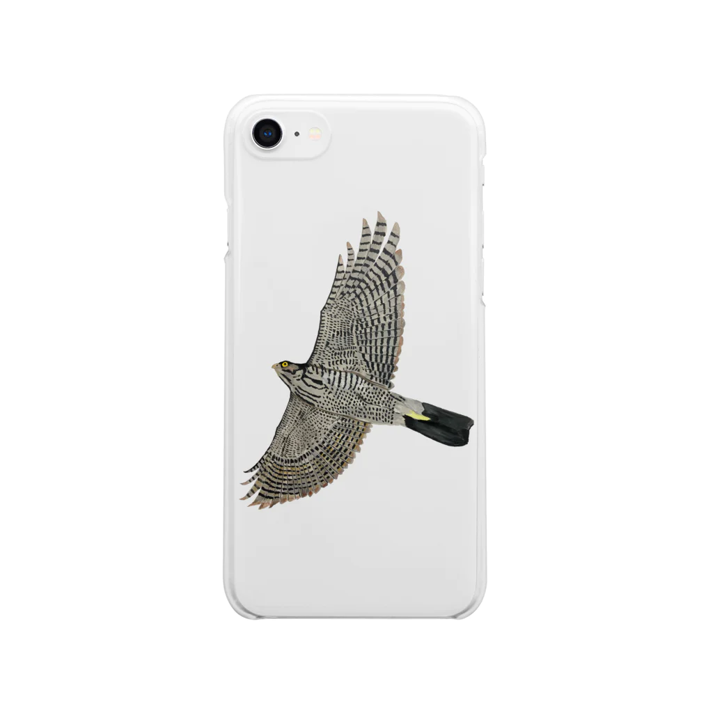 Coshi-Mild-Wildの🪶猛禽類　ツミ　🦅 だぞっ‼️ Clear Smartphone Case