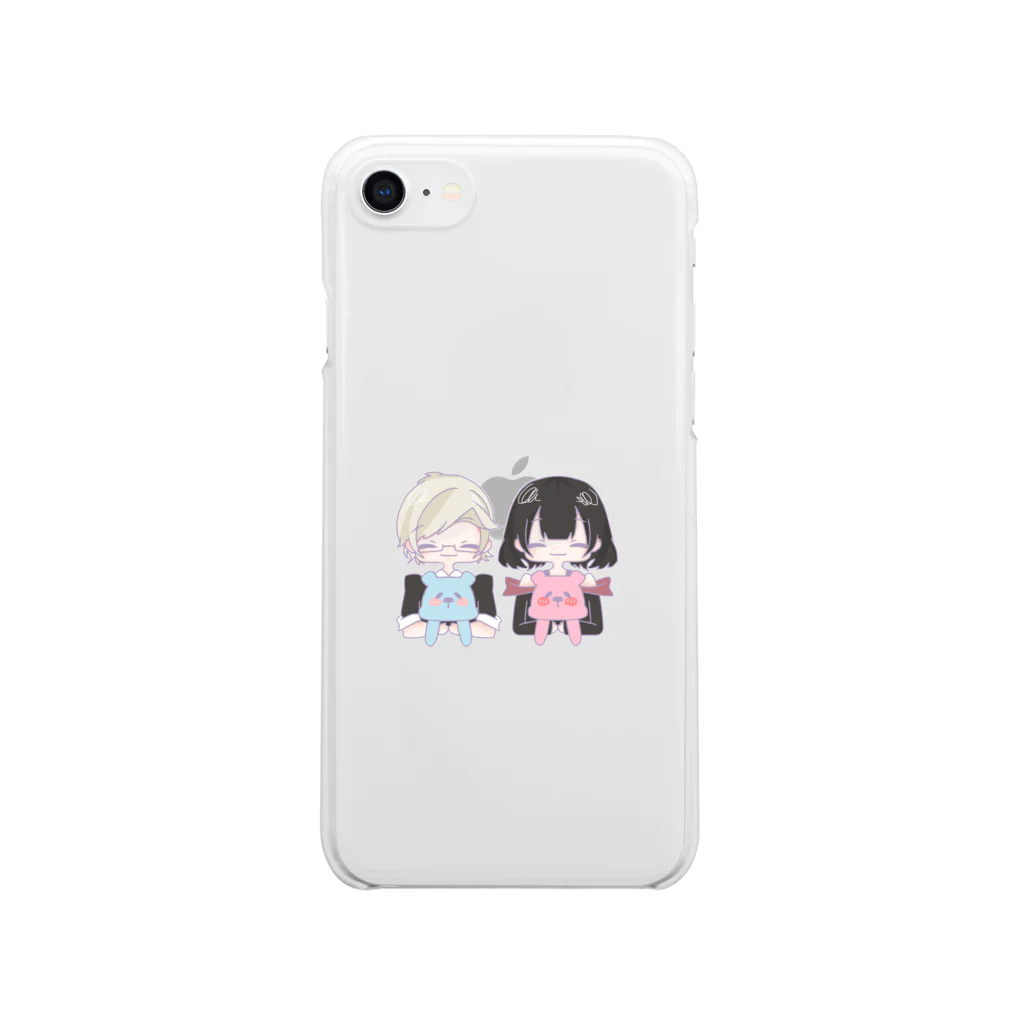 酒々井Ayu(c)のメガネとボブ Clear Smartphone Case