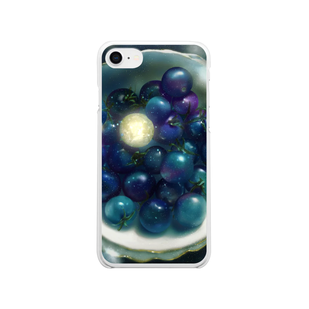 詠美びゃく夜 shopのmoonlit Clear Smartphone Case