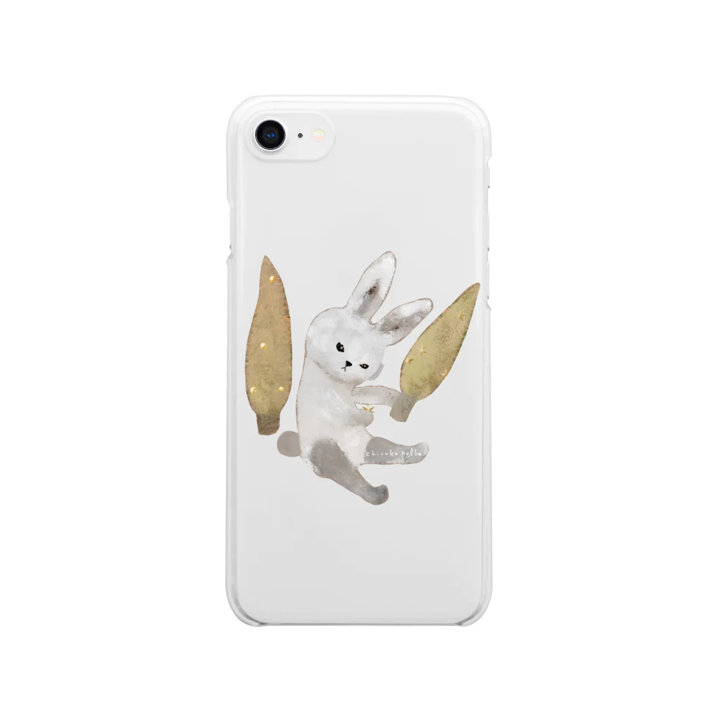 chirukapolkaのクリスマス Clear Smartphone Case