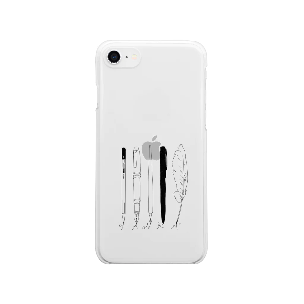 khgchrのtanka／pens Clear Smartphone Case