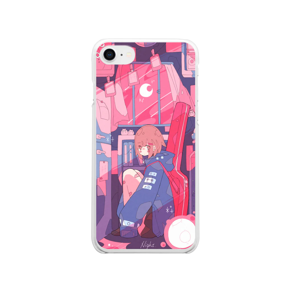 Haるの「夜に沈む。」 Clear Smartphone Case