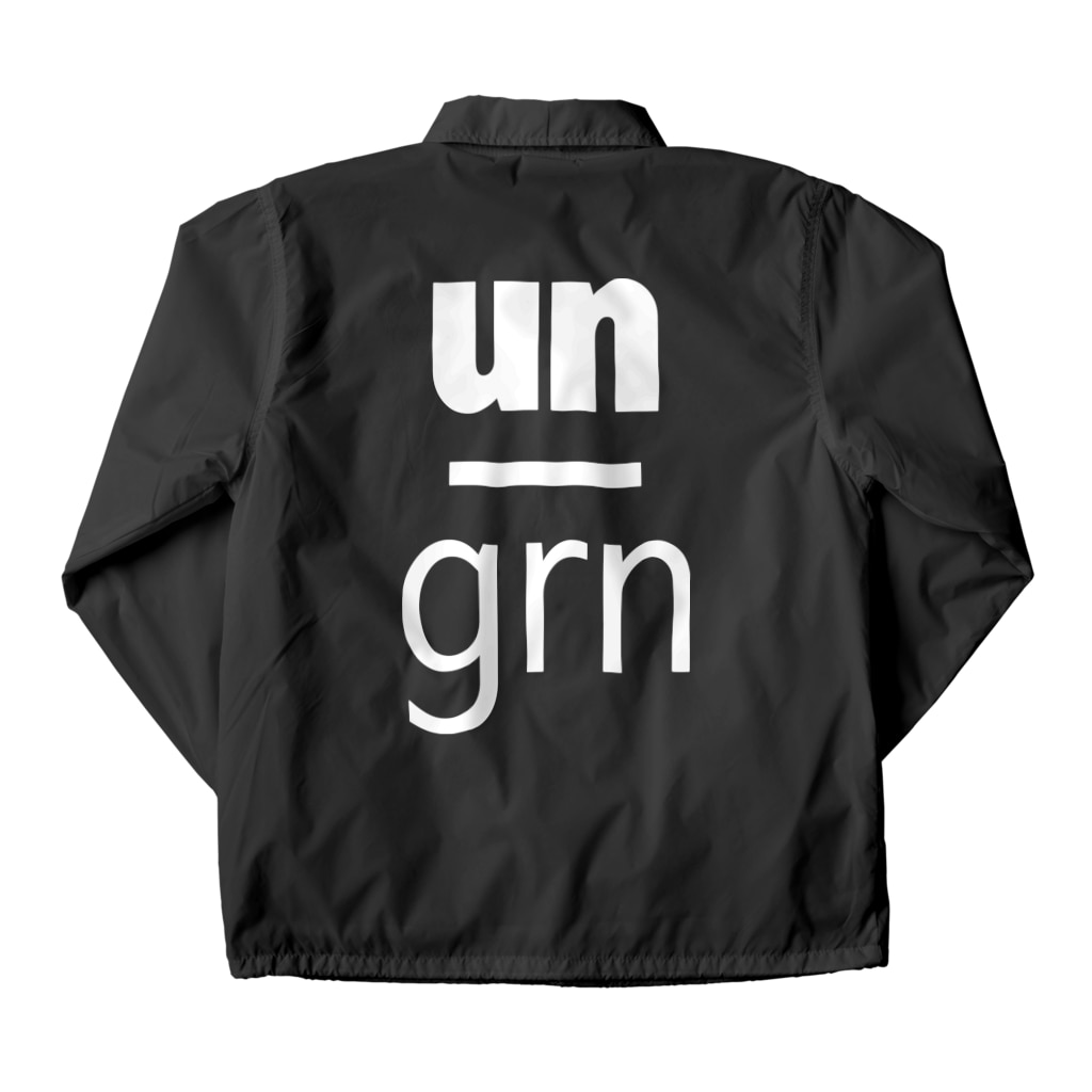 un_grn (月刊アングラ)のunder_ground【前】/un_grn【背】: CJ Coach Jacket :back