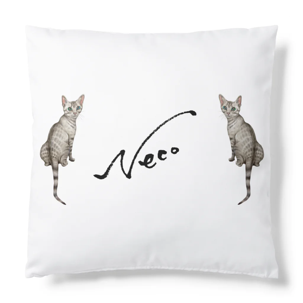 idumi-artの双子Neco Cushion