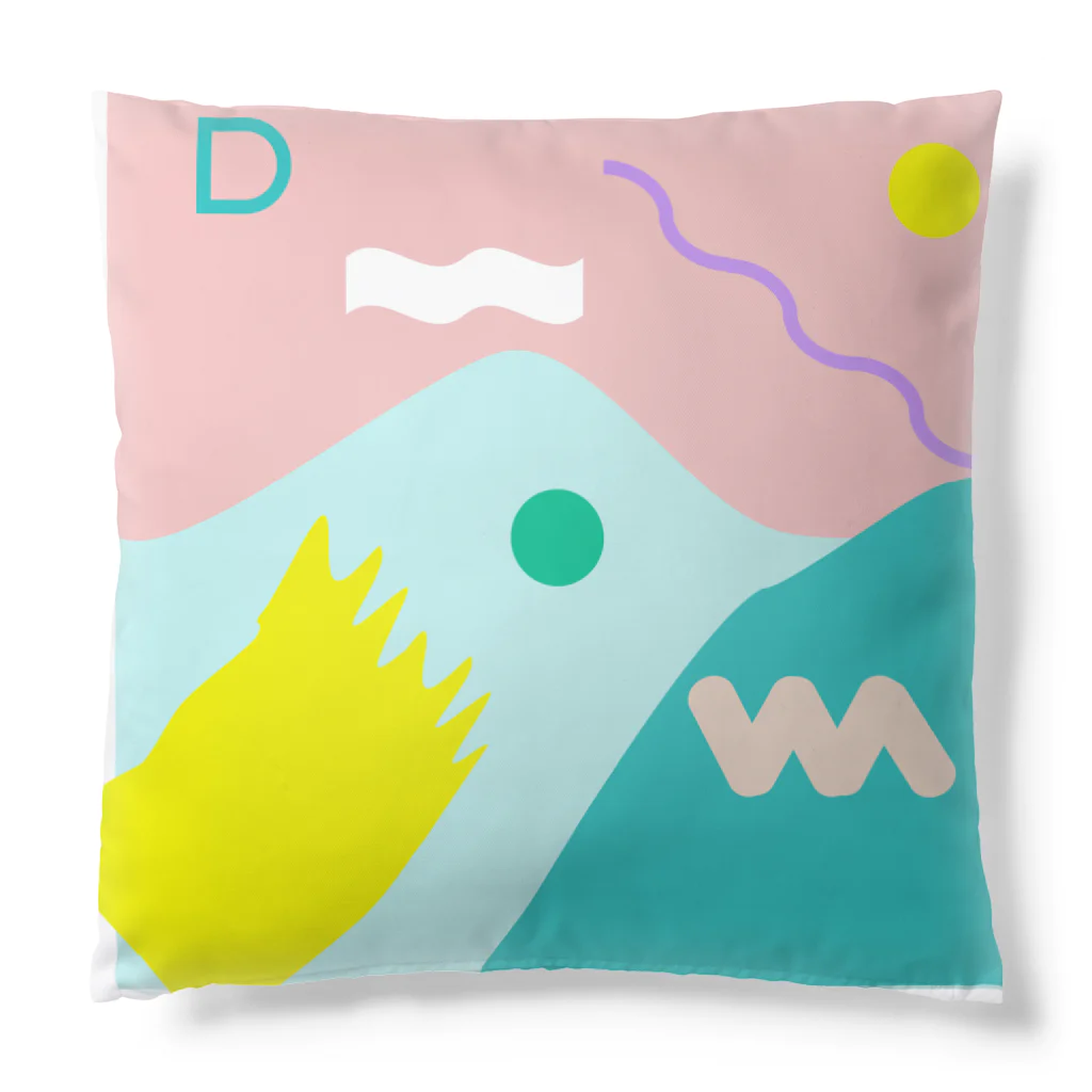 71mamifuの山と太陽 Cushion