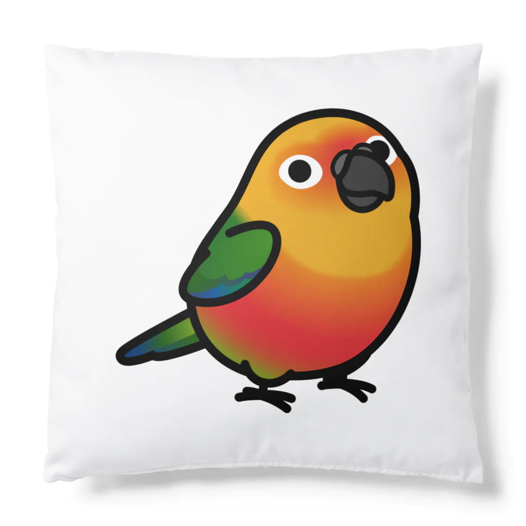 Cody the Lovebirdの（両面）コガネメキシコインコ、ナナイロメキシコインコ　Chubby Bird Cushion