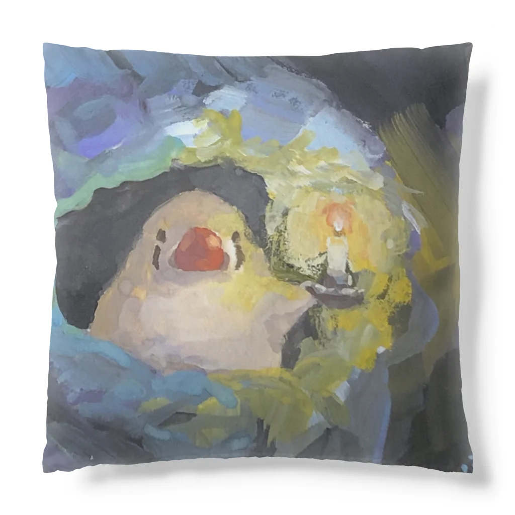 わっふの絵のグッズのくっつきこちらへクッション Cushion