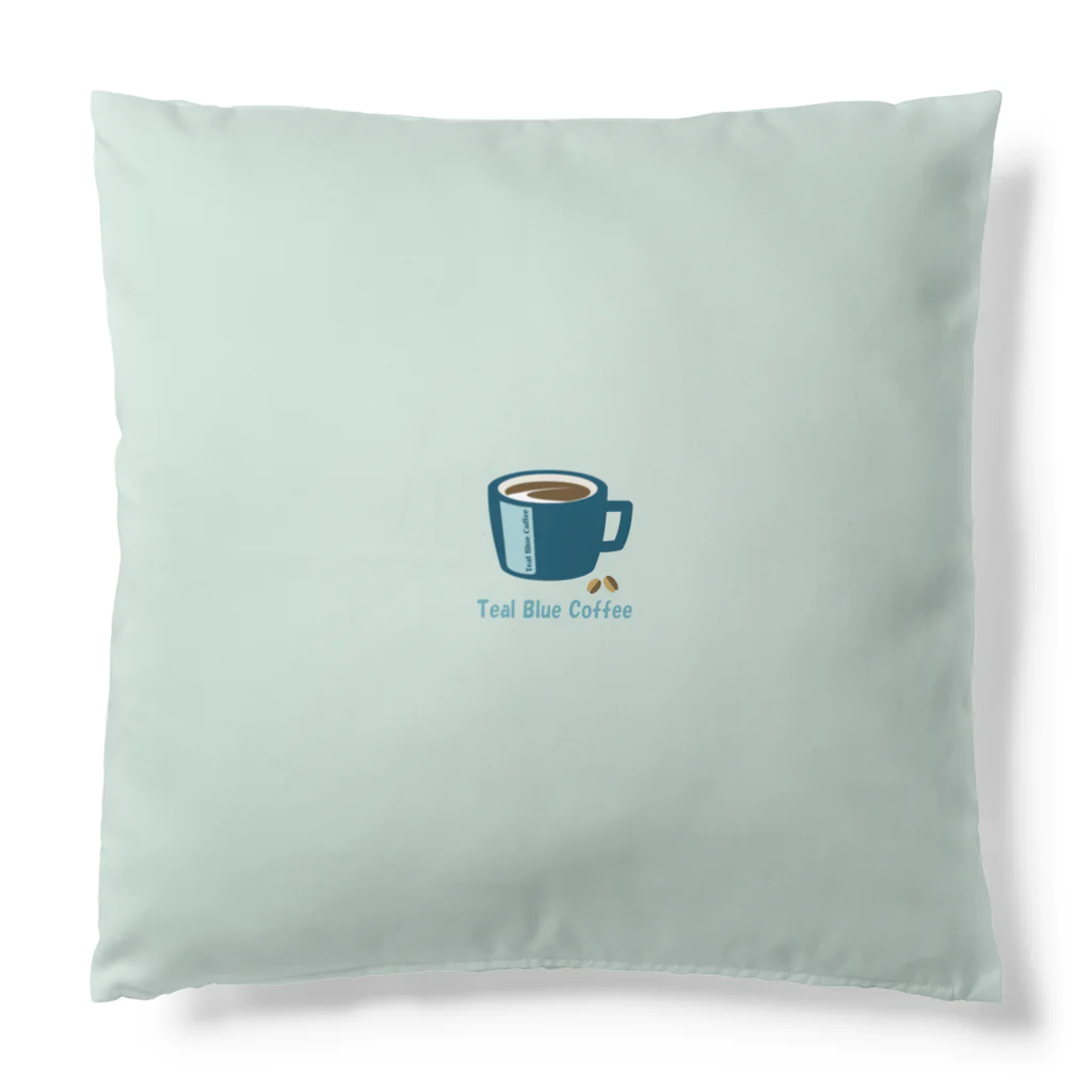 Teal Blue CoffeeのRoasted coffee Cushion