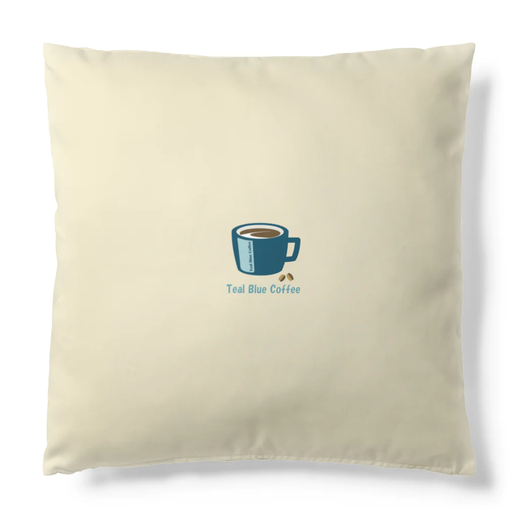 Teal Blue CoffeeのTeal Blue Bird Cushion