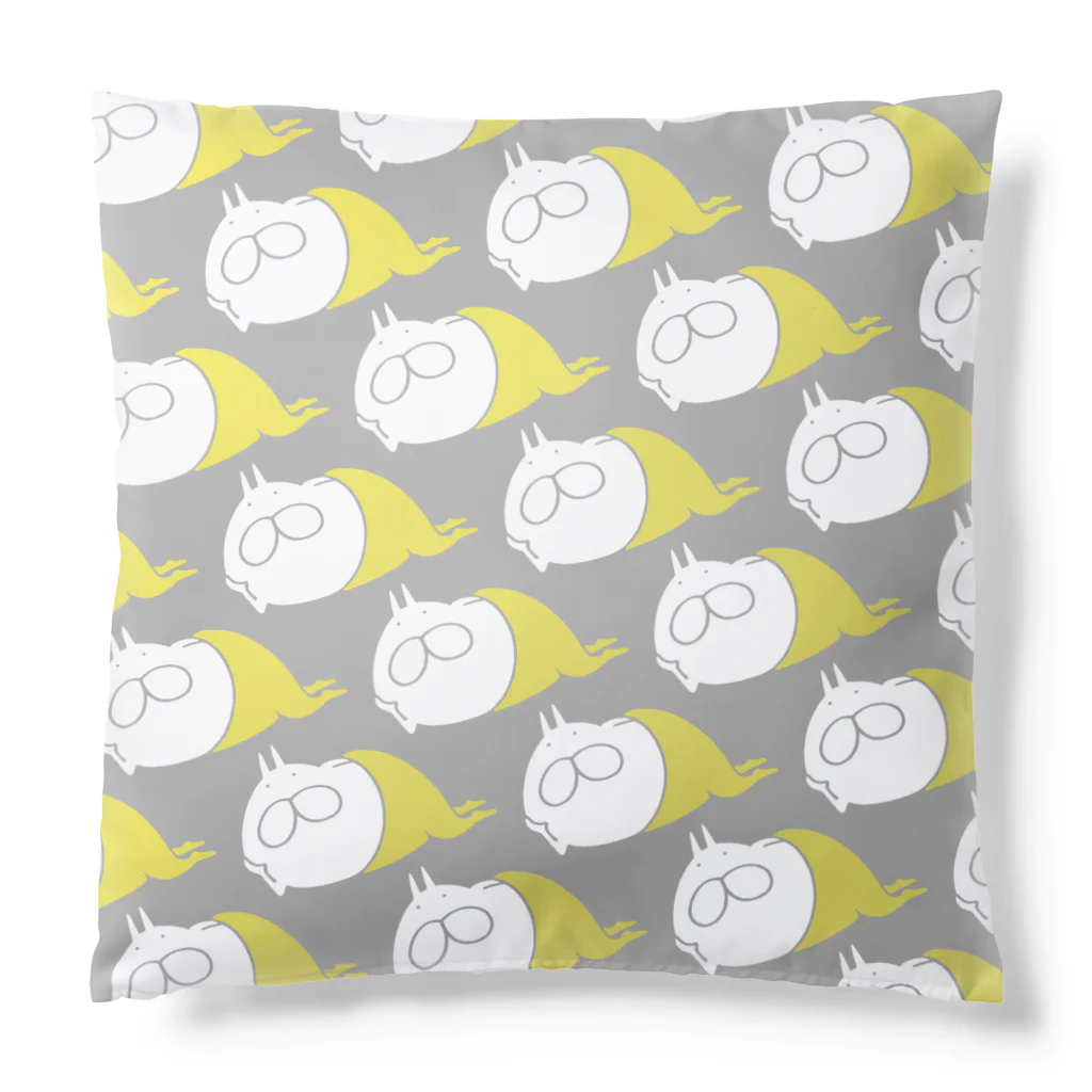 くらきち ONLINE SHOPのねこタイツとリラックス グレー Cushion