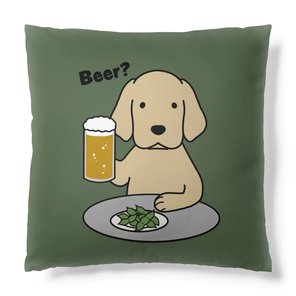 efrinmanのビールと枝豆 Cushion