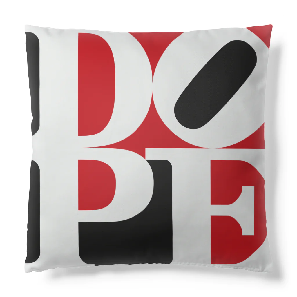 Mohican GraphicsのDOPE RED（両面P） Cushion