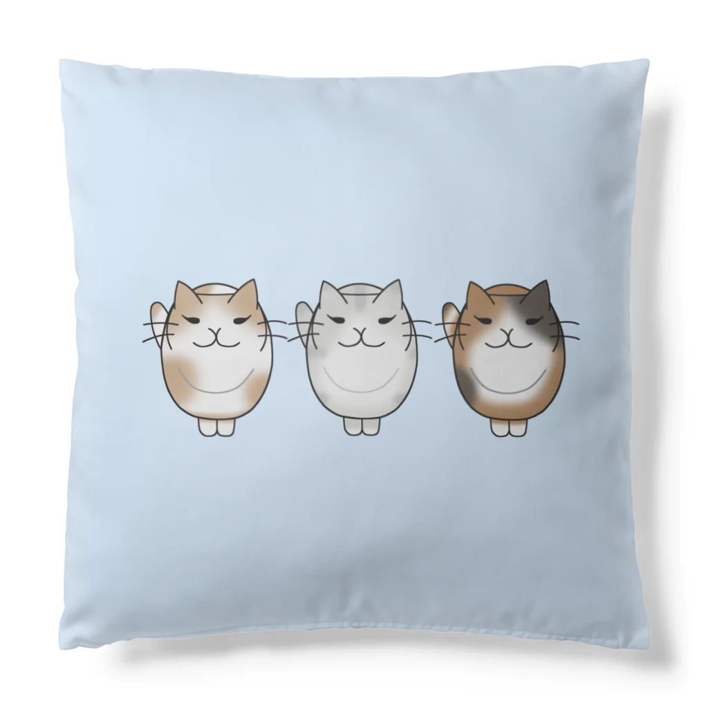 にゃんたまごのかまちょにゃんこ　トリオ Cushion