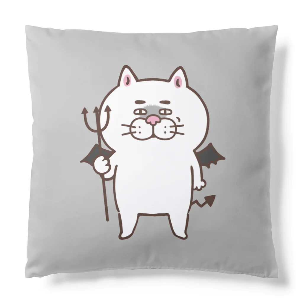 目つきの悪い猫＠いけやけいの天使と悪魔 Cushion