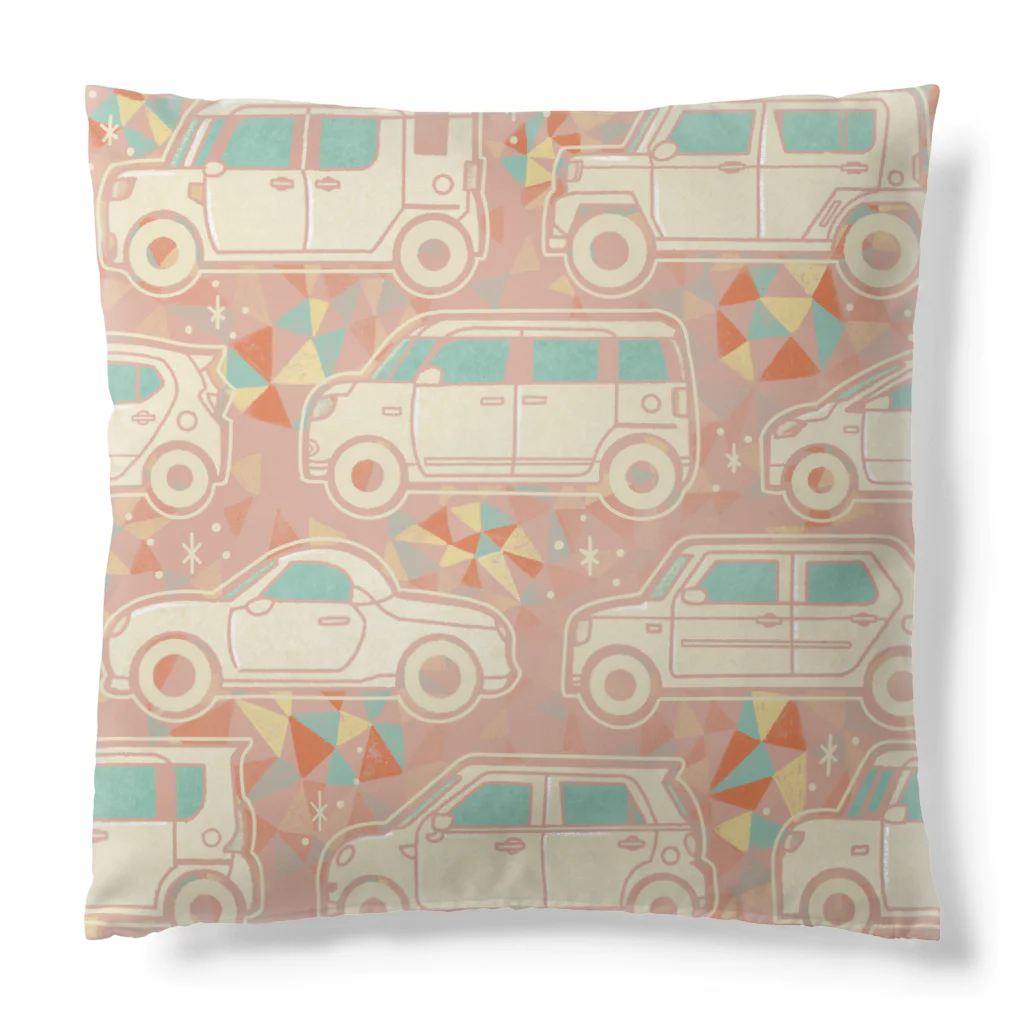 noco_drawingのCar Parade  Cushion