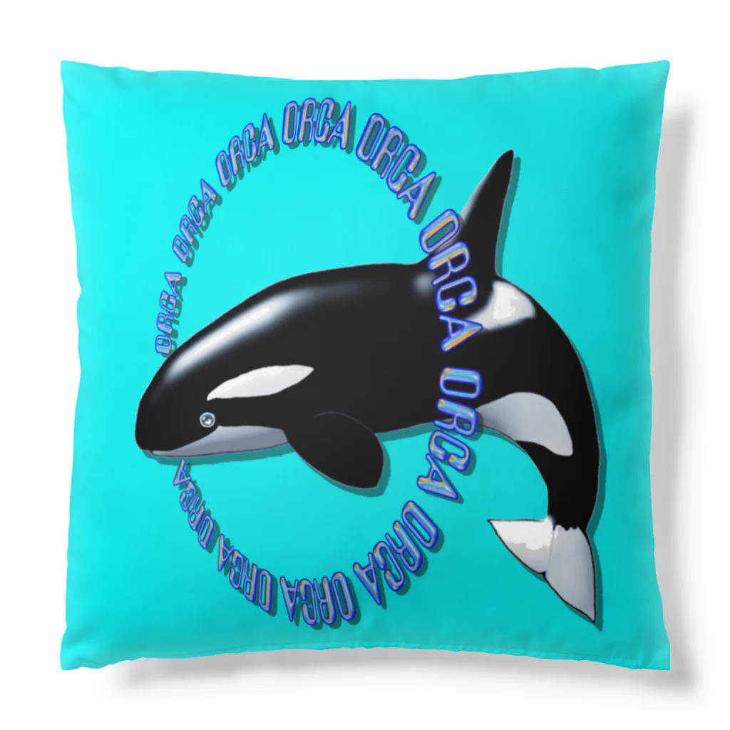 LalaHangeulのORCA シャチ Cushion