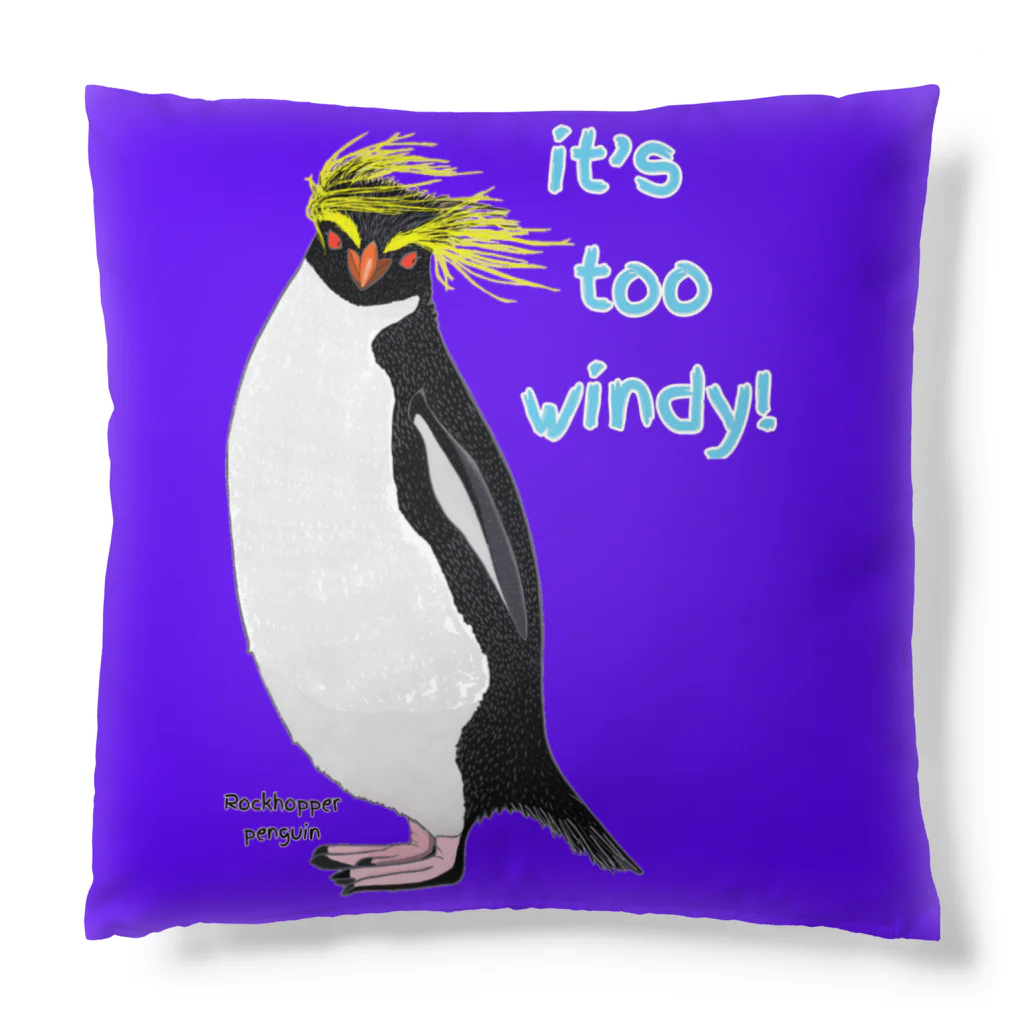 LalaHangeulのRockhopper penguin　(イワトビペンギン) Cushion