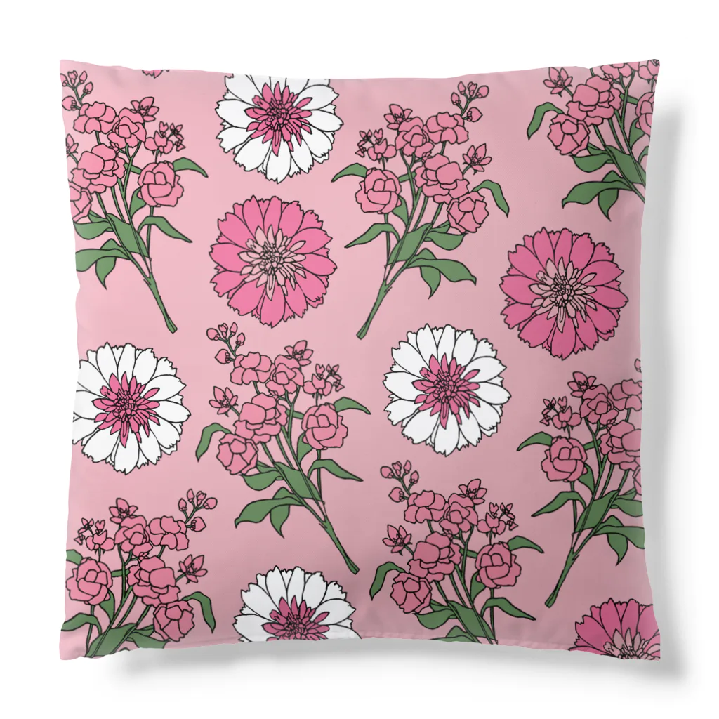 lg_hの花柄（ペールピンク） Cushion