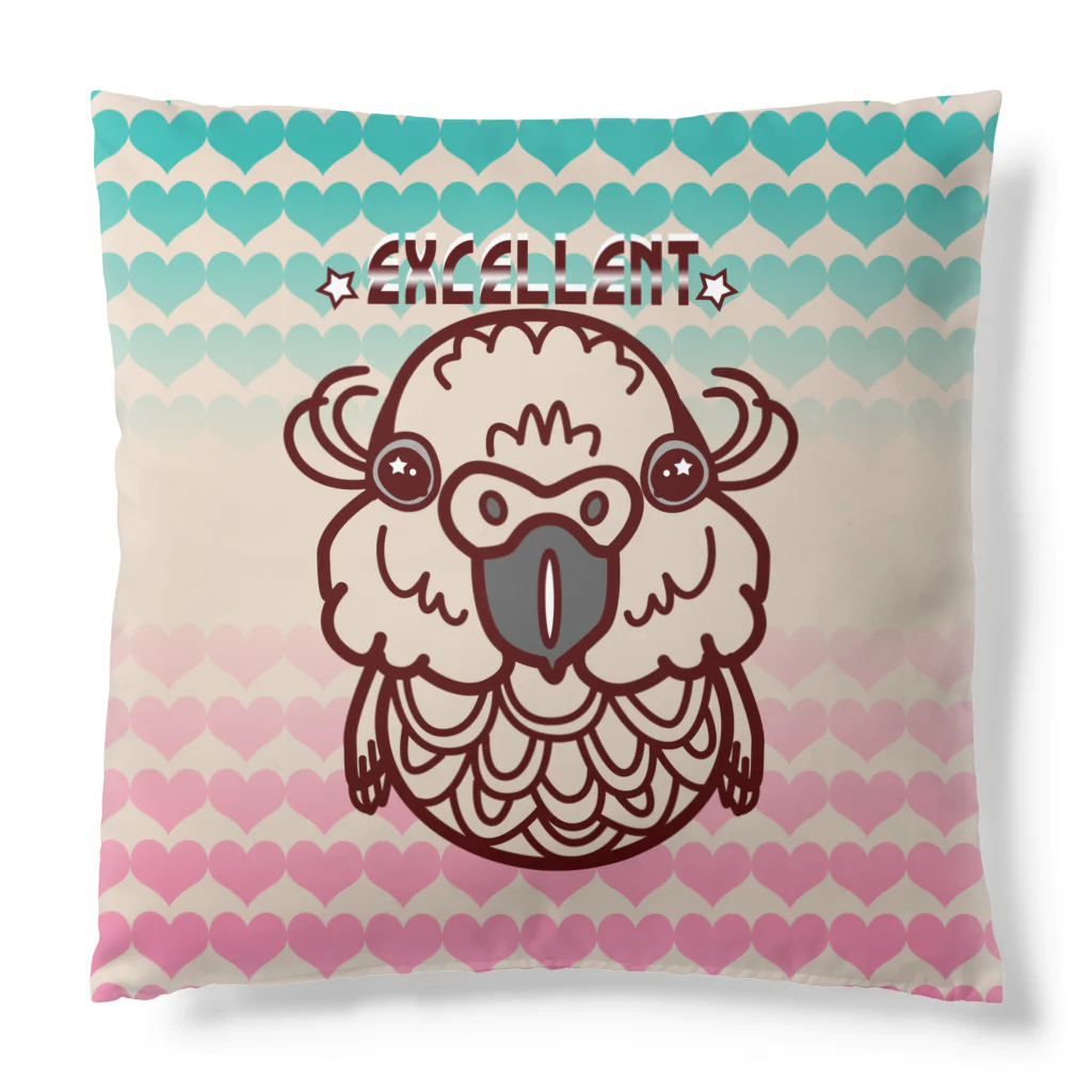 とりぼんのExcellentビセイインコ Cushion