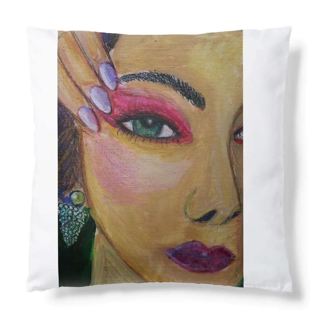 羊羹 Shop @yokans.artspaceの邪な感情 Cushion