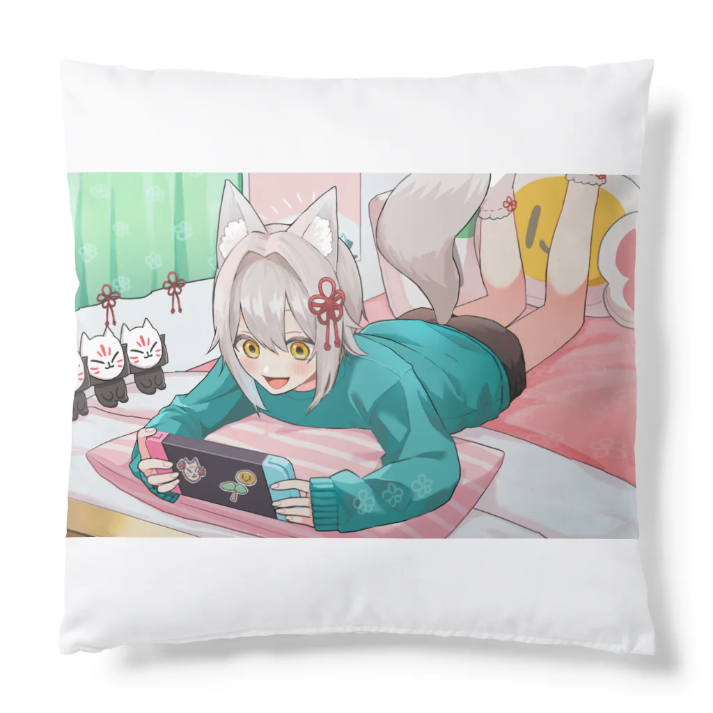 狐花まめの狐花まめ２周年すやすや Cushion